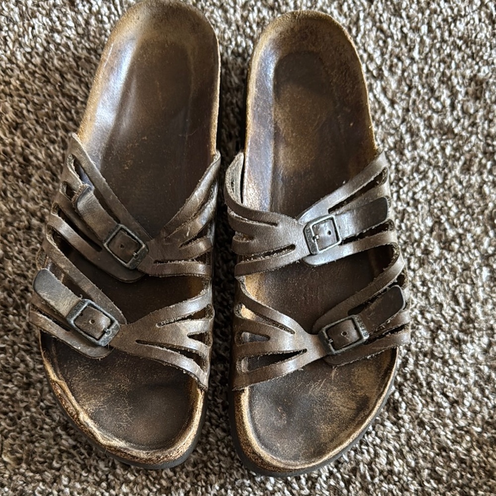 Brown Strappy Sandals